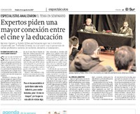 Debatiendo sobre cine y educación (Ignacio Agüero y Rubén Dittus, Concepción, agosto de 2017)